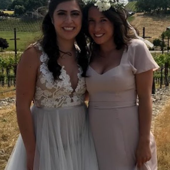 Pink Bridesmaids Dress - Picture 4 of 4